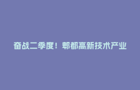 奋战二季度！郫都高新技术产业园区（筹）项目建设进度条持续刷新→