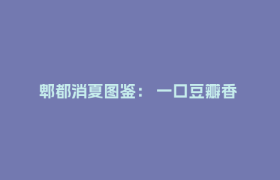 郫都消夏图鉴： 一口豆瓣香 满城烟火美