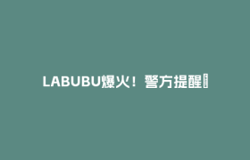 LABUBU爆火！警方提醒→