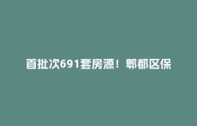 首批次691套房源！郫都区保租房6月26日开始登记→