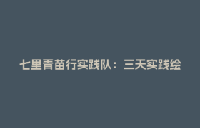 七里青苗行实践队：三天实践绘就“红·创·绿”青春画卷