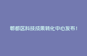 郫都区科技成果转化中心发布！校地企协同打通“最后一公里”→