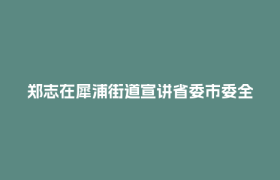 郑志在犀浦街道宣讲省委市委全会精神并开展深入贯彻中央八项规定精神学习教育讲党课活动