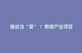 奋战当“夏” ！郫都产业项目建设“火热”推进