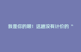 我是你的眼！这趟没有计价的“网约车”，太暖……