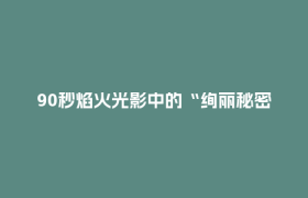 90秒焰火光影中的“绚丽秘密”：世界在这里相聚