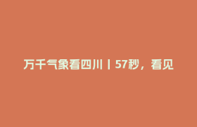 万千气象看四川丨57秒，看见“四川智造”新气象