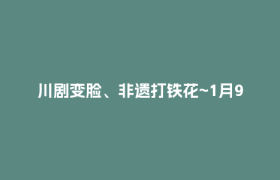 川剧变脸、非遗打铁花~1月9日，2026年天街庙会即将启幕