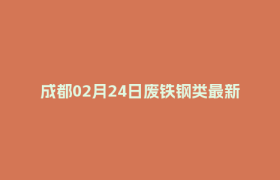 成都02月24日废铁钢类最新报价行情