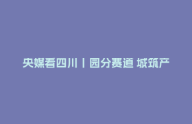 央媒看四川丨园分赛道 城筑产业——“园中园”，为四川成都产业发展蓄势聚能