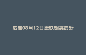 成都08月12日废铁钢类最新报价行情