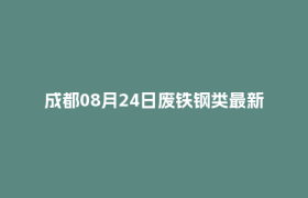 成都08月24日废铁钢类最新报价行情