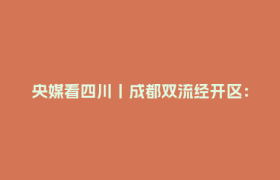 央媒看四川丨成都双流经开区：打造内陆科创承载高地