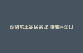 深耕本土家居实业 郫都民企以匠心谋发展